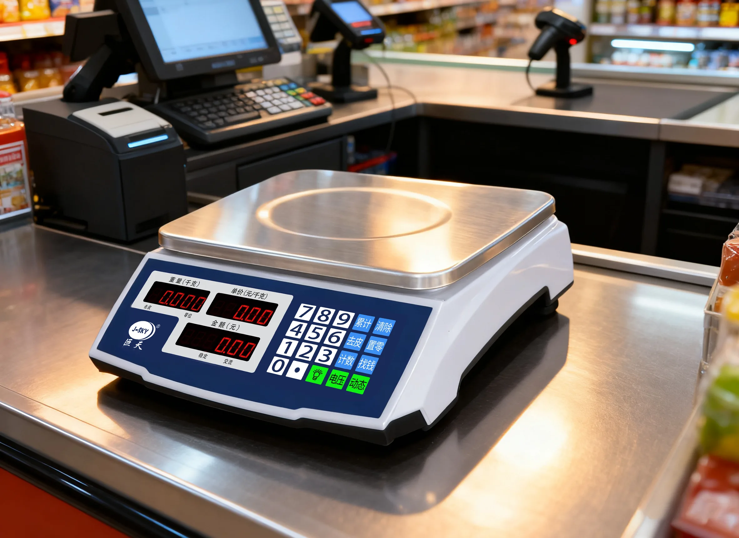 Ringkesan ukuran elektronik skala elektronik.